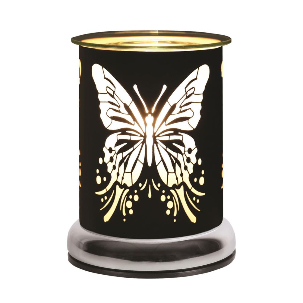 Aroma Black Butterfly Touch Electric Wax Melt Warmer £21.59